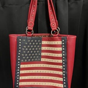 Patriotic Red Tote Bag